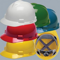 MSA V-Gard (R) Hardhat w/ FasTrac Ratchet Suspension